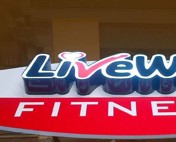 Front lit Channel Letters